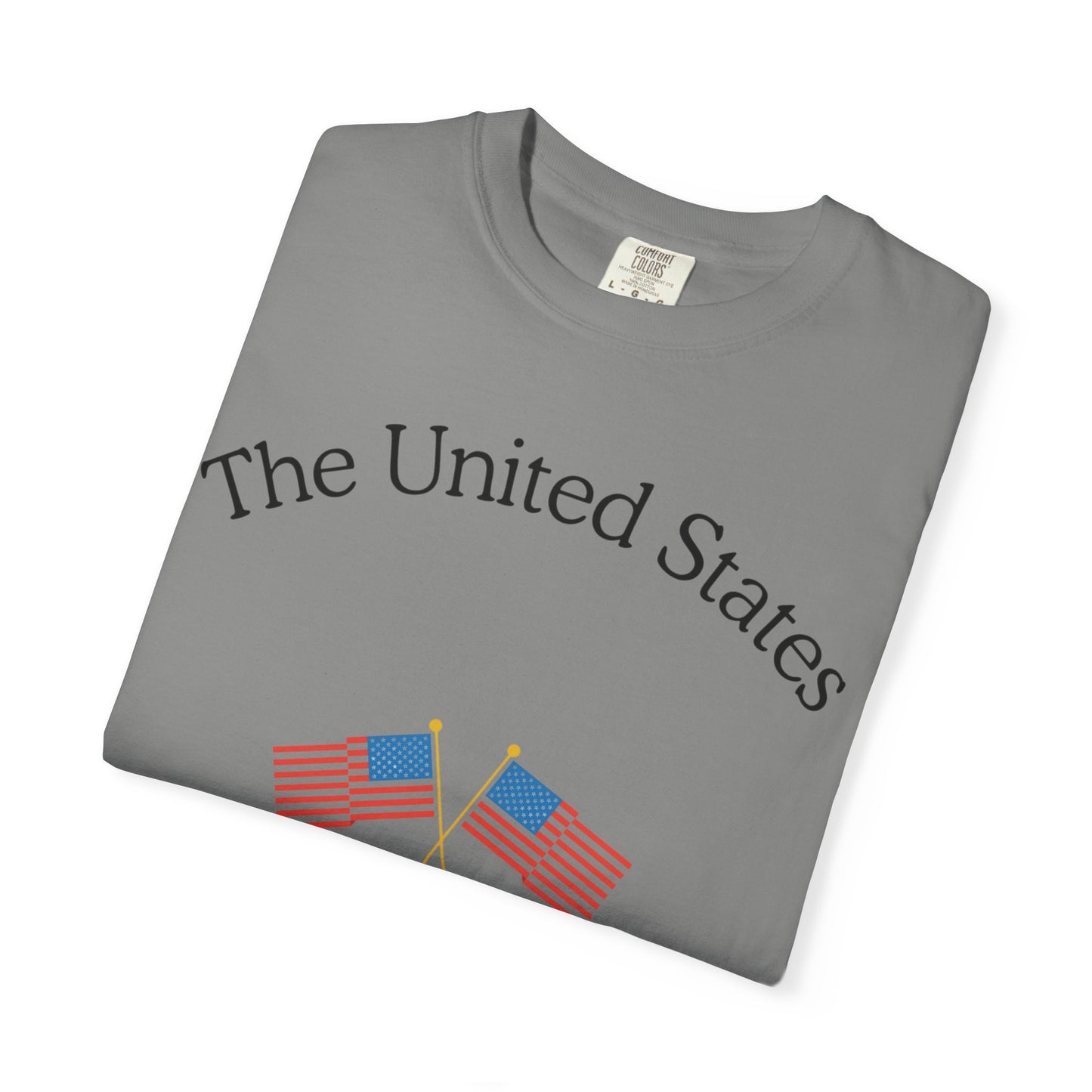 Patriotic Graphic Tee: The United States of America