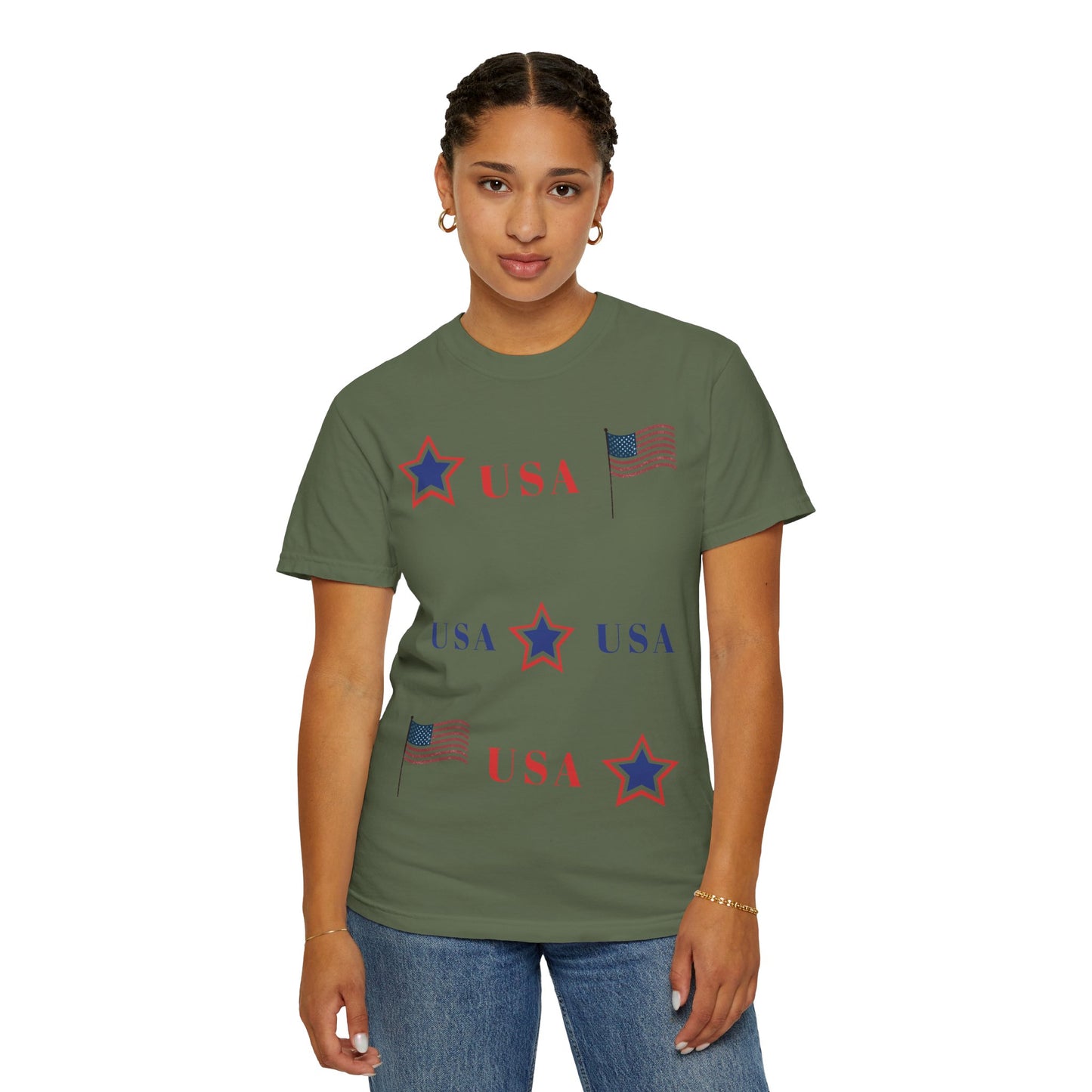 Patriotic USA Graphic T-Shirt