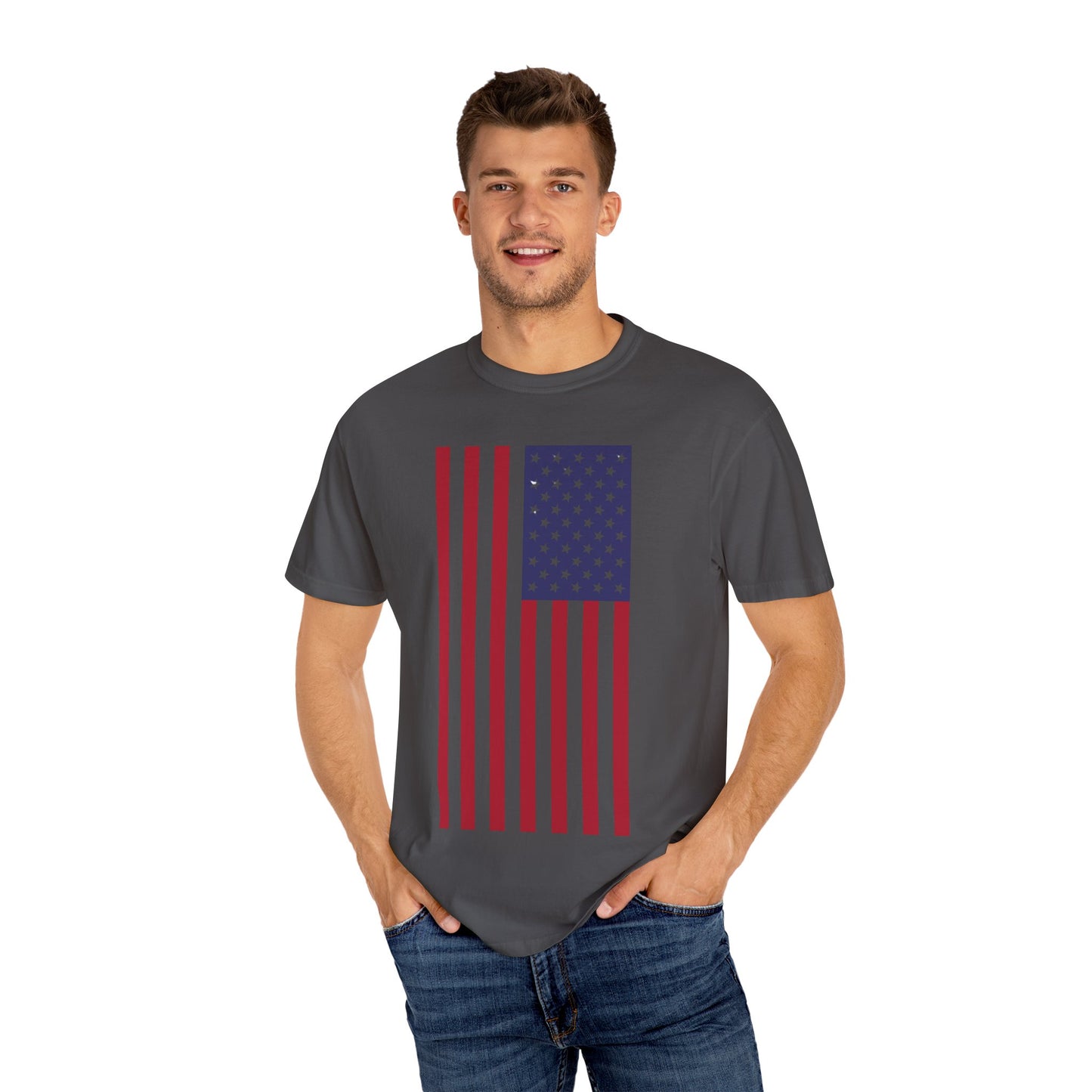 Patriotic Unisex Garment-Dyed T-Shirt