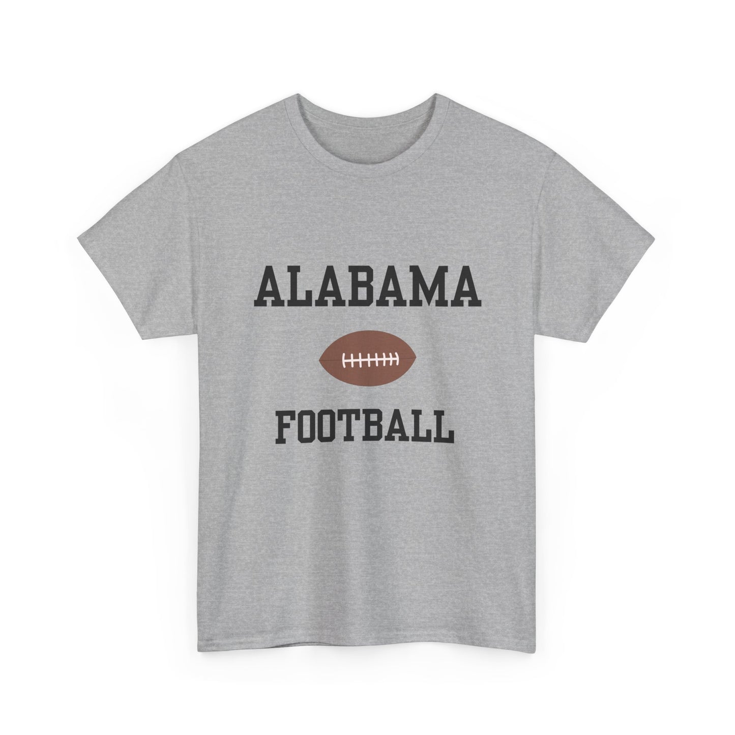 Alabama Football Unisex Heavy Cotton Tee | Casual Sportswear, Game Day, Tailgate Shirt, Gift for Fans, College Football Apparel