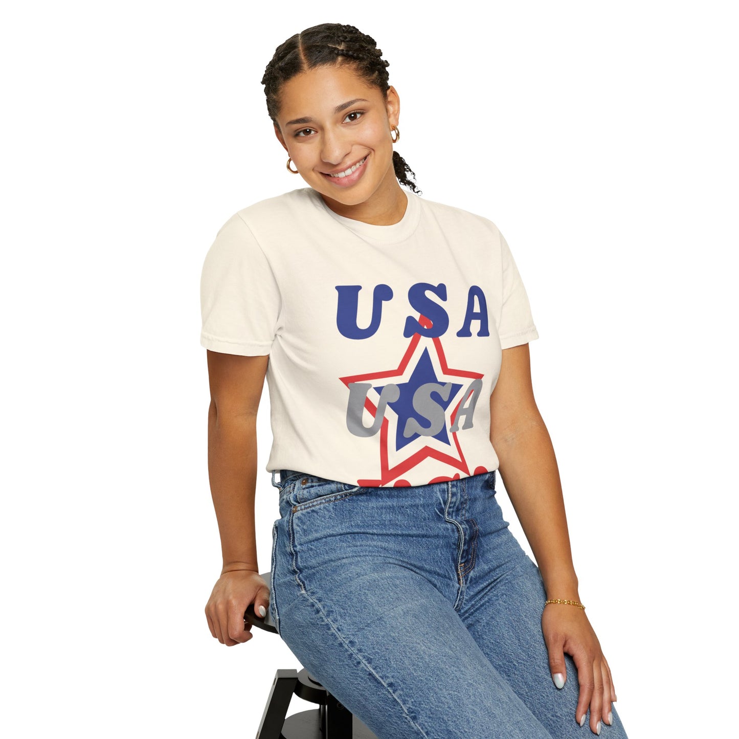 Patriotic USA Graphic T-Shirt