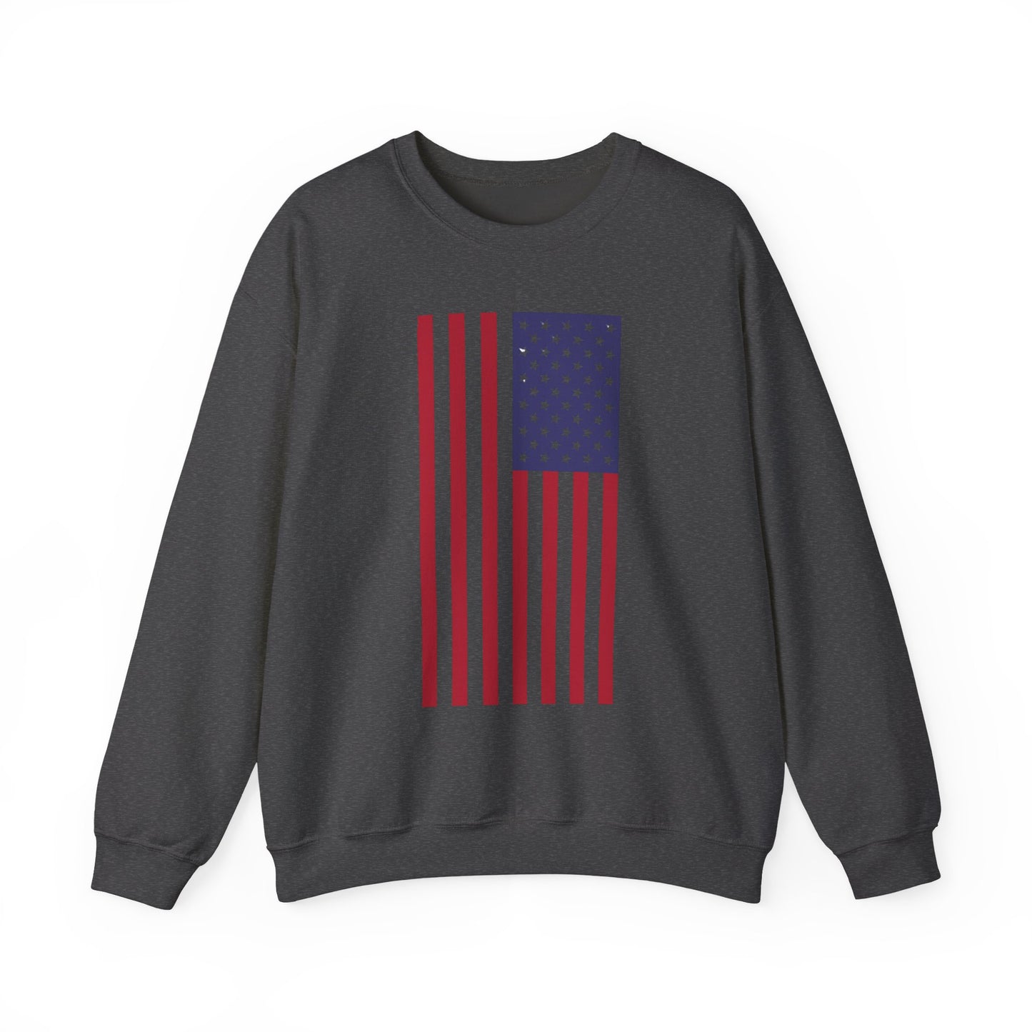 Patriotic USA Flag Crewneck Sweatshirt