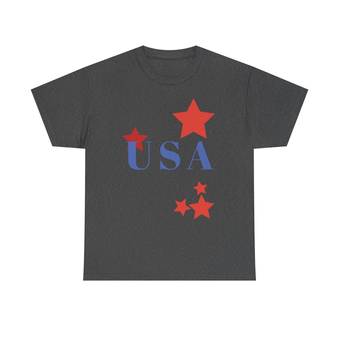 Celebrate Freedom Unisex Heavy Cotton Tee - USA Stars Design