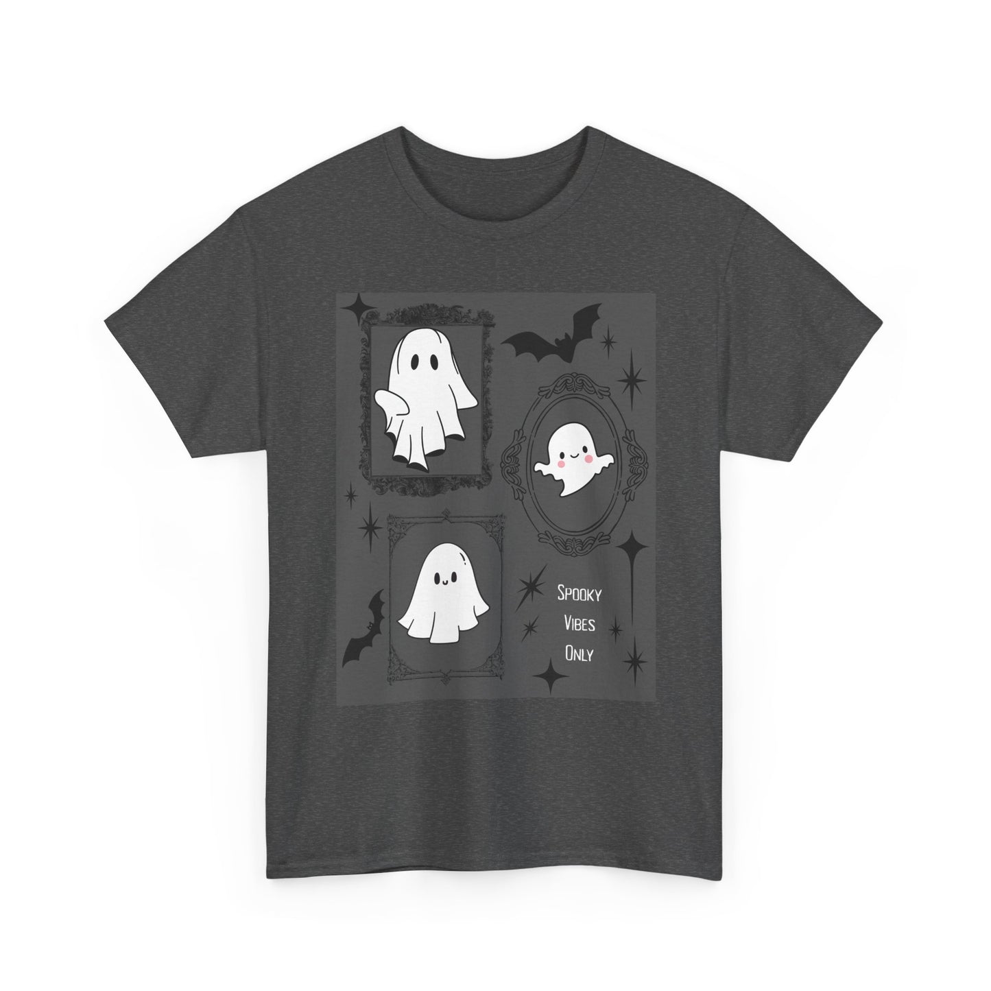 Halloween Ghost Tee, Spooky Unisex Shirt, Cute Halloween Apparel, Costume Party T-Shirt, Fall Festive Wear, Trick or Treat Top