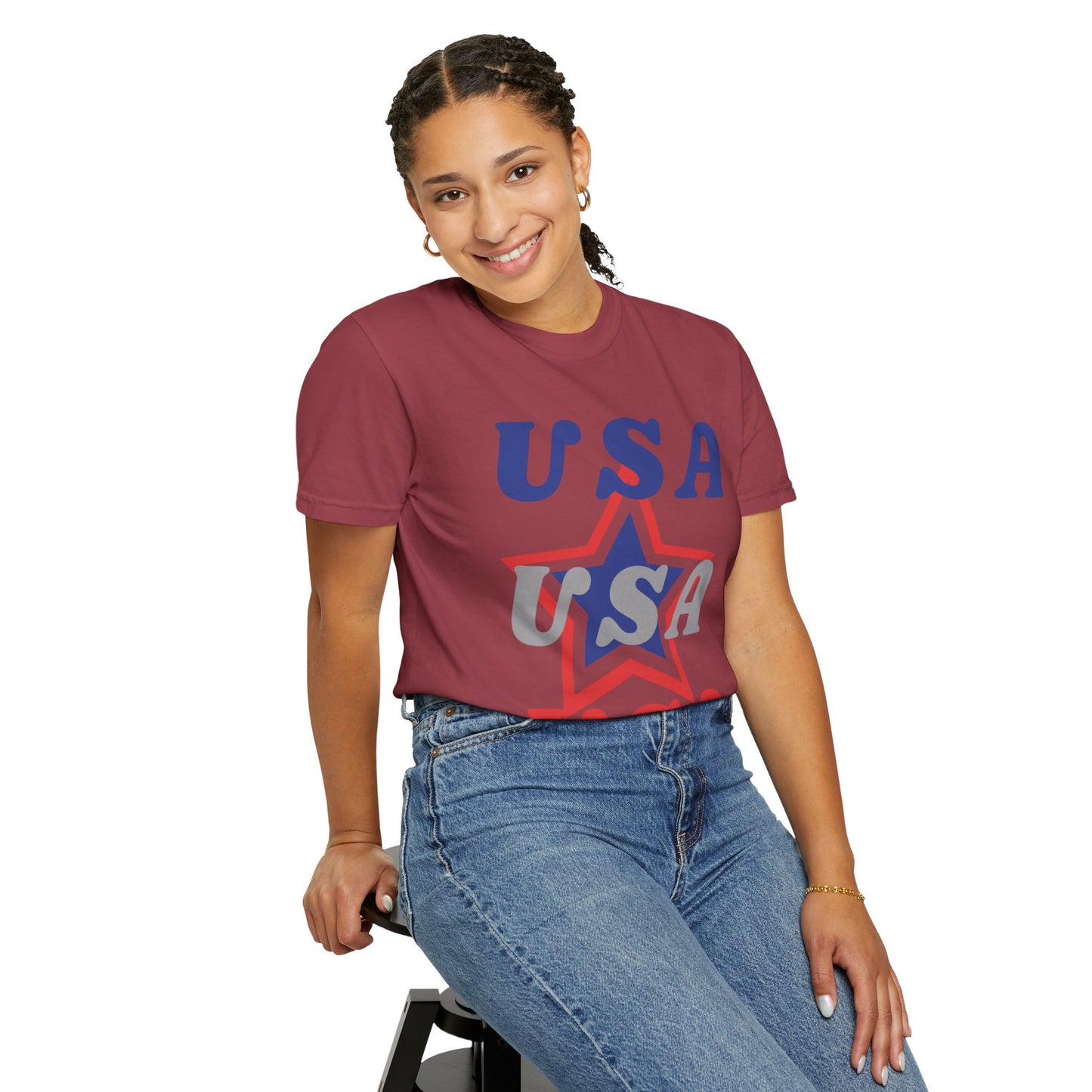 Patriotic USA Graphic T-Shirt