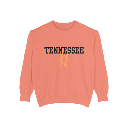 Tennessee Unisex Garment-Dyed Sweatshirt, Cozy Pullover, Casual Fall Fashion, Gift for College Students, Tennessee Pride Apparel