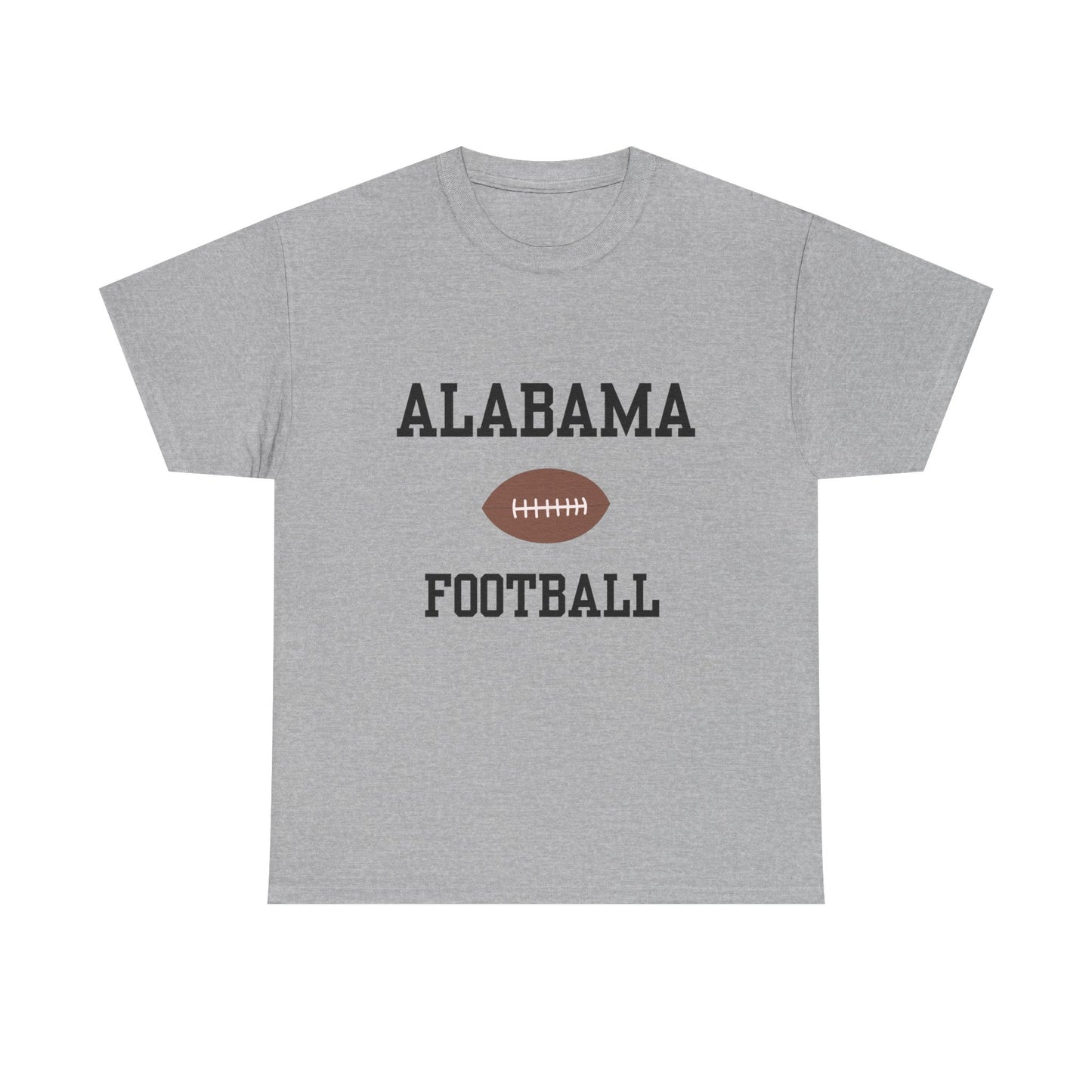 Alabama Football Unisex Heavy Cotton Tee | Casual Sportswear, Game Day, Tailgate Shirt, Gift for Fans, College Football Apparel