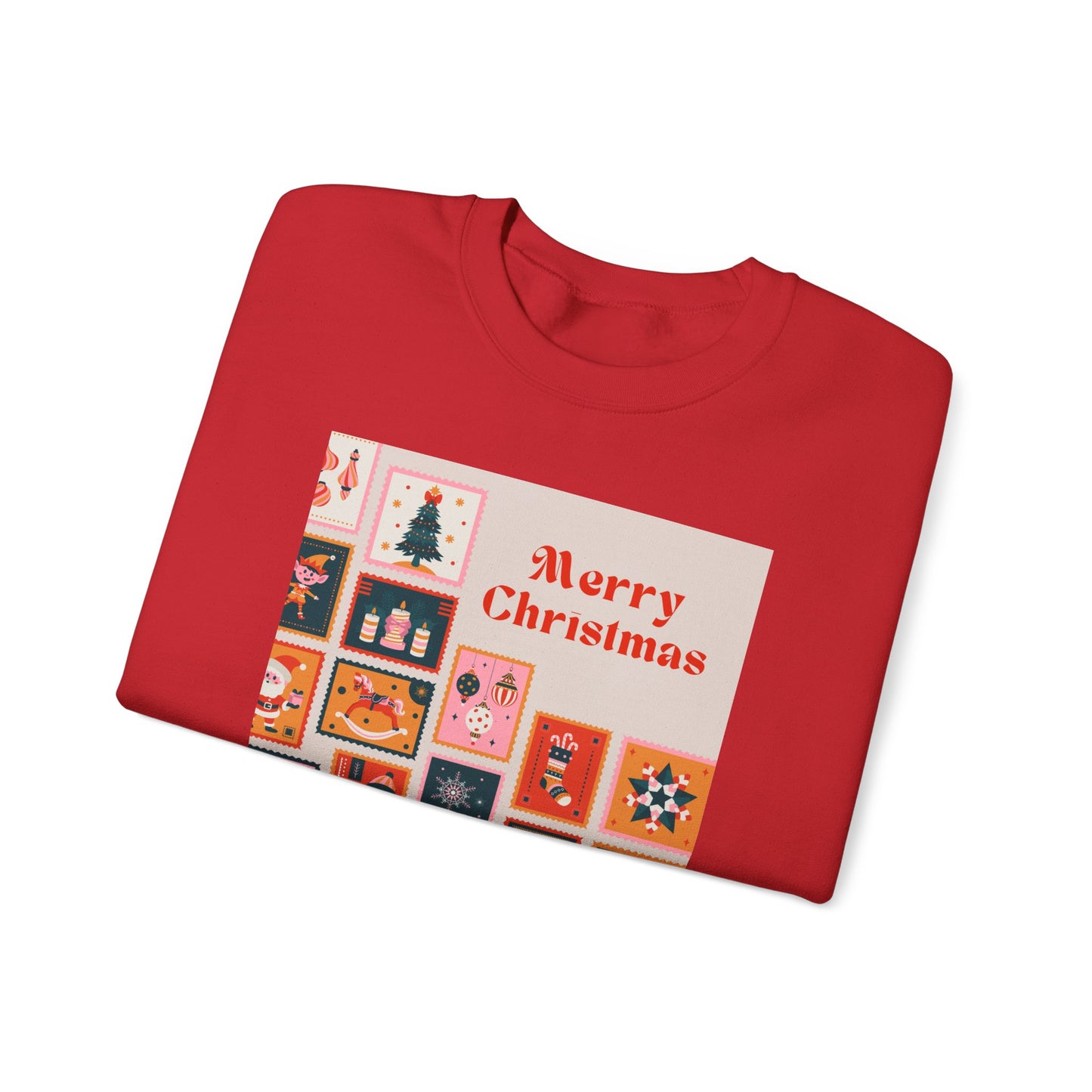 Merry Christmas Crewneck Sweatshirt, Festive Sweatshirt, Holiday Gift, Unisex Christmas Apparel, Cozy Winter Wear, Seasonal Fashion