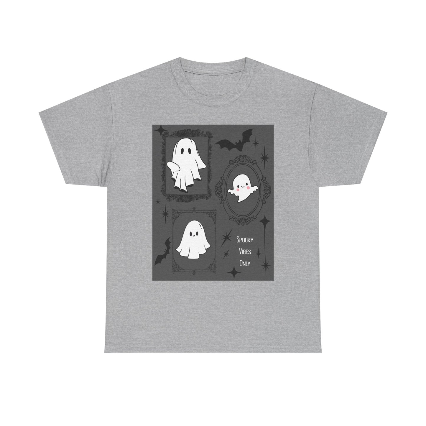 Halloween Ghost Tee, Spooky Unisex Shirt, Cute Halloween Apparel, Costume Party T-Shirt, Fall Festive Wear, Trick or Treat Top