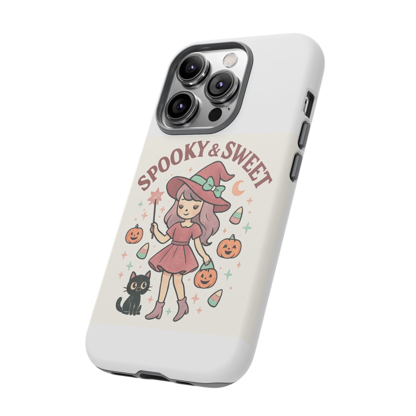 Cute Halloween Phone Case - Spooky & Sweet Design, Fall Accessories, Witchy Decor, Gifts for Her, Cute Phone Cover