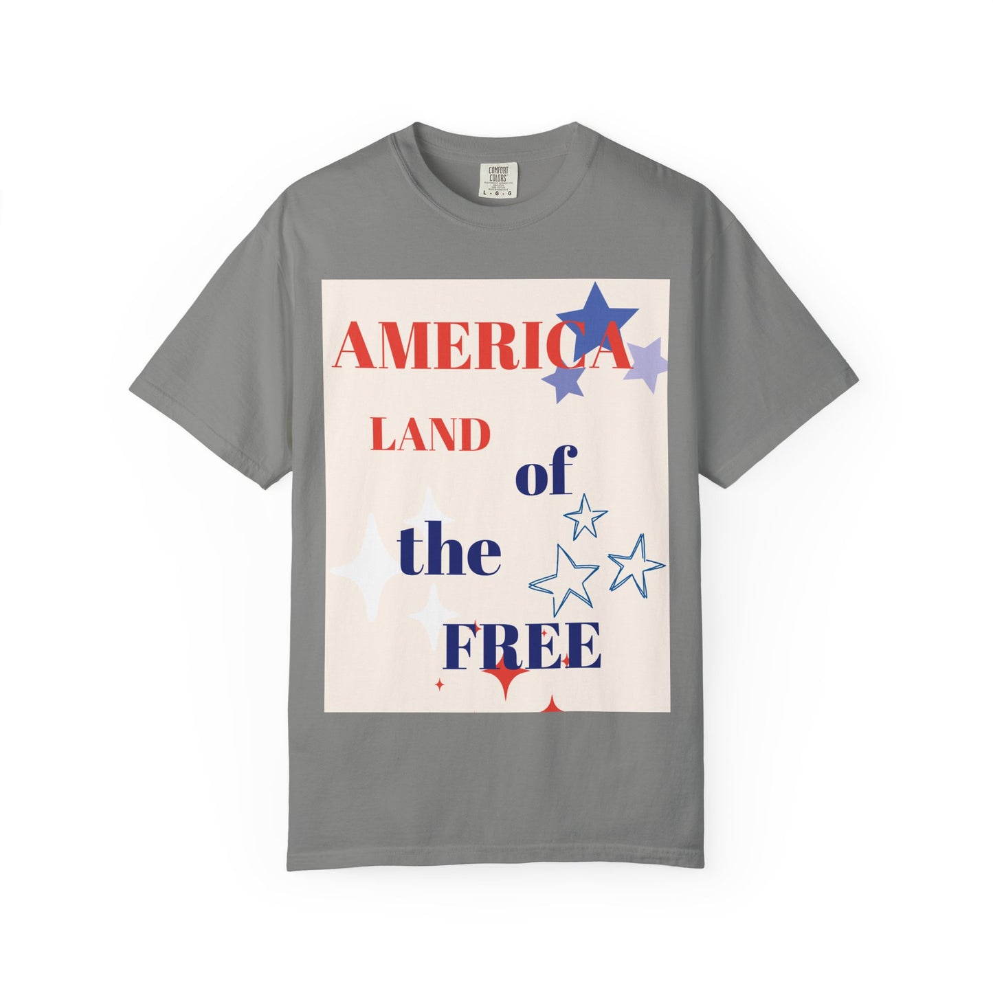 Patriotic Unisex T-Shirt - "America Land of the Free"