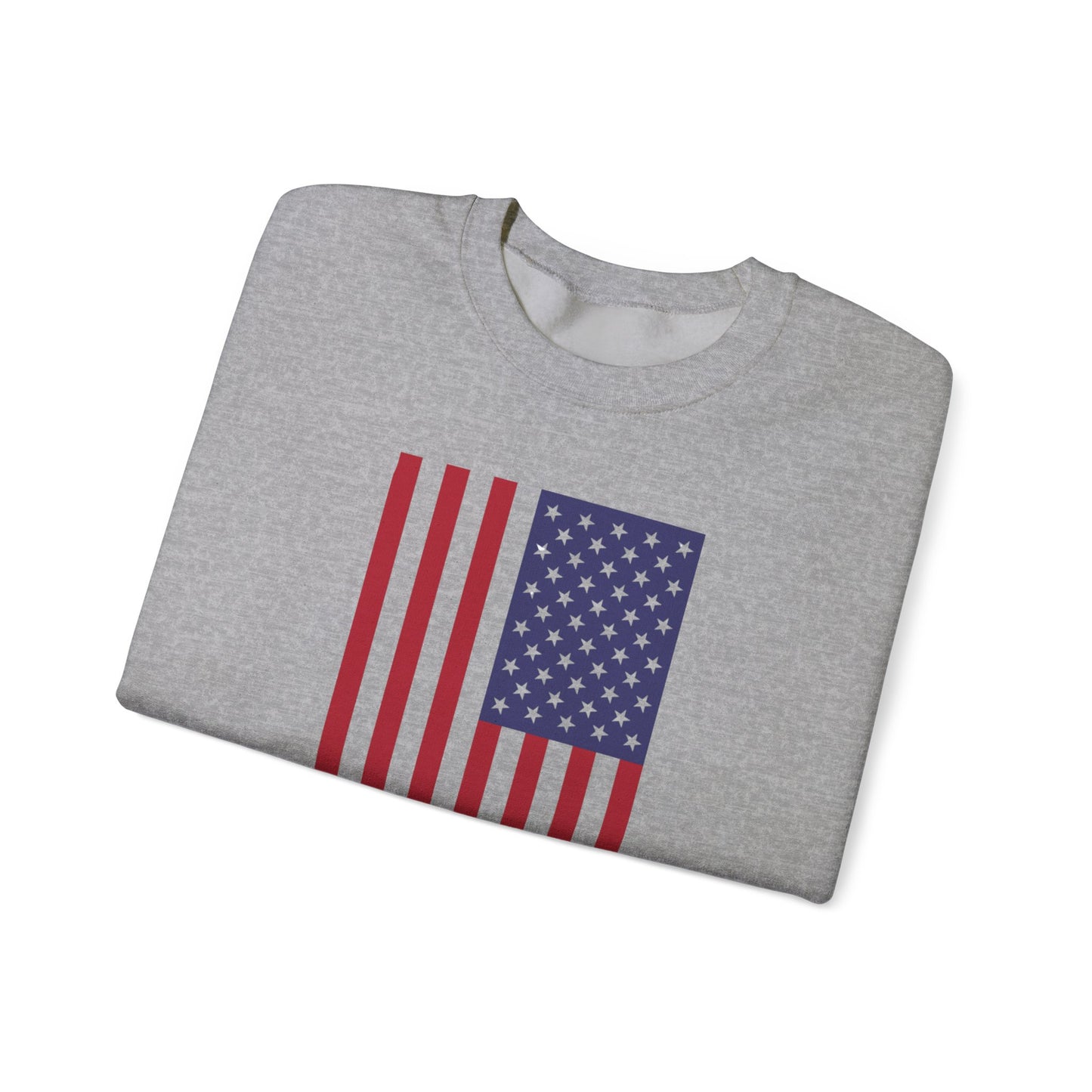 Patriotic USA Flag Crewneck Sweatshirt