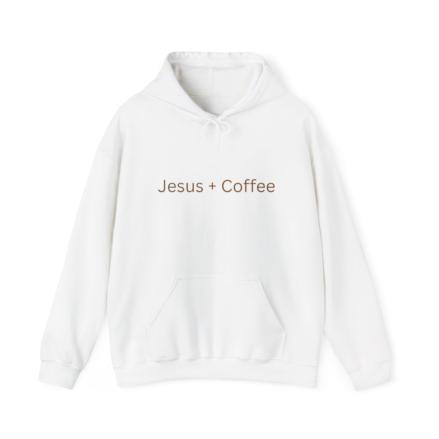 Jesus + Coffee Unisex Hoodie, Faith Sweatshirt, Christian Gifts, Cozy Pullover, Coffee Lovers Apparel, Casual Wear