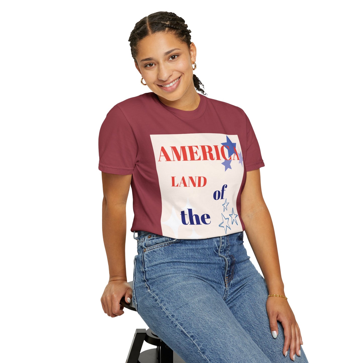 Patriotic Unisex T-Shirt - "America Land of the Free"
