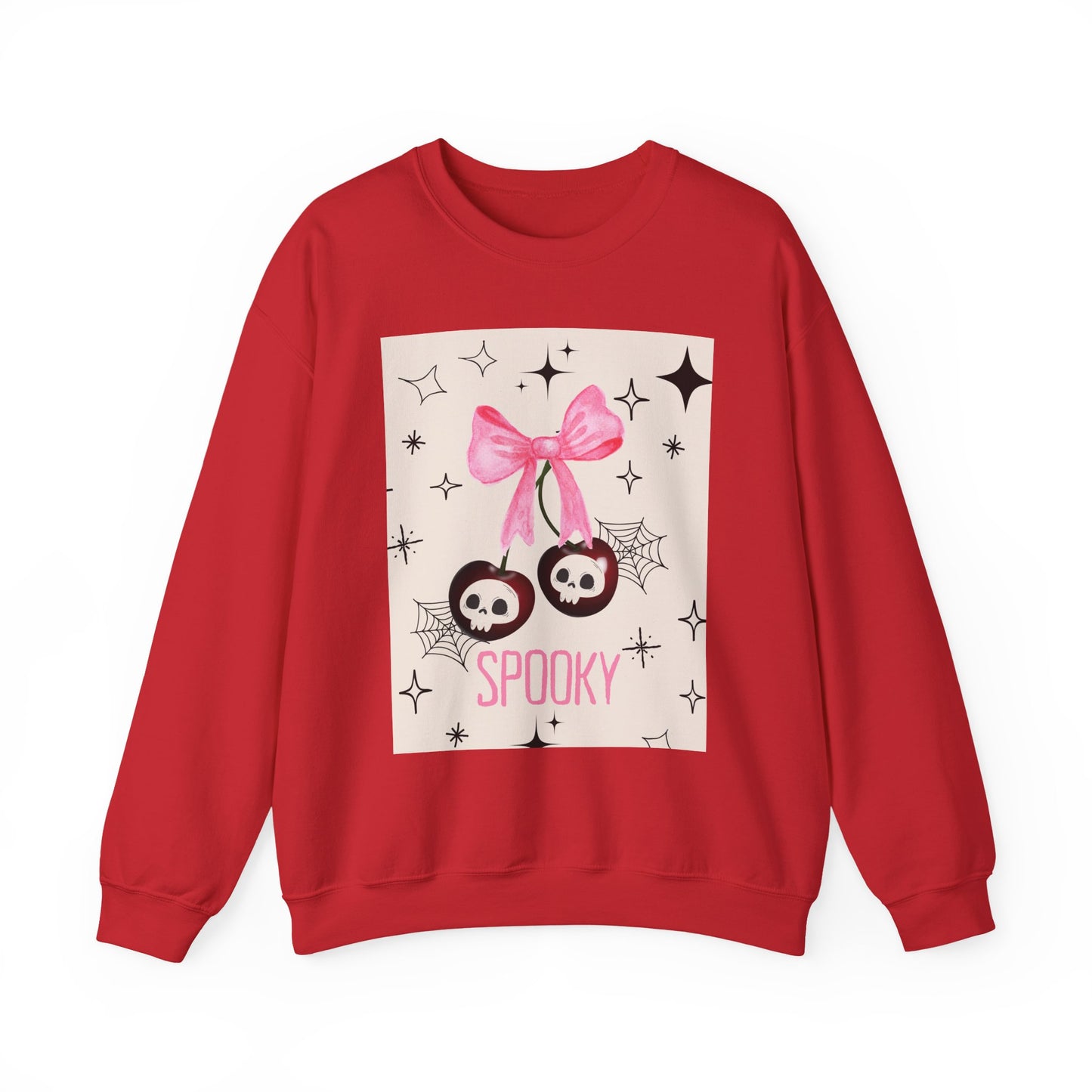 Spooky Skull Crewneck Sweatshirt, Halloween Apparel, Unisex Sweatshirt, Cozy Graphic Top, Autumn Fashion