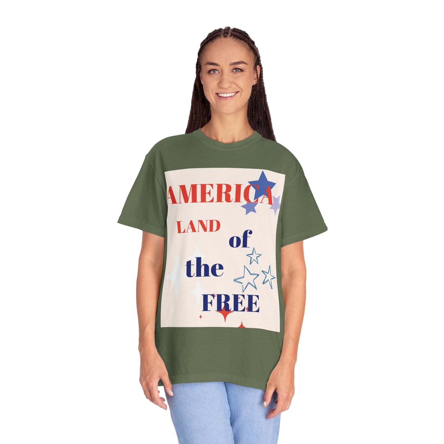Patriotic Unisex T-Shirt - "America Land of the Free"