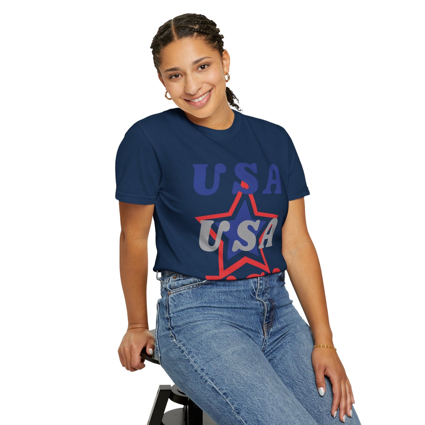 Patriotic USA Graphic T-Shirt