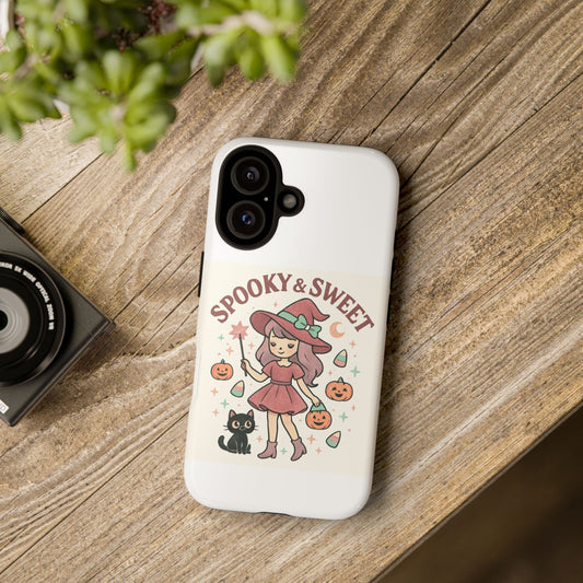Cute Halloween Phone Case - Spooky & Sweet Design, Fall Accessories, Witchy Decor, Gifts for Her, Cute Phone Cover