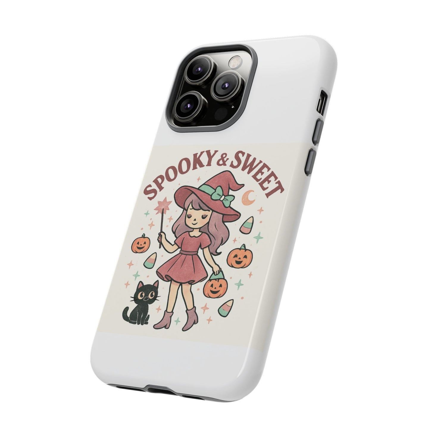 Cute Halloween Phone Case - Spooky & Sweet Design, Fall Accessories, Witchy Decor, Gifts for Her, Cute Phone Cover