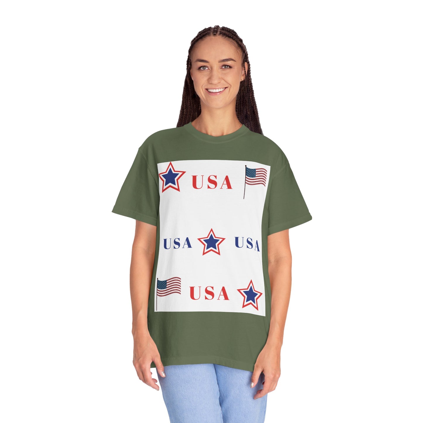 Patriotic USA Graphic T-Shirt