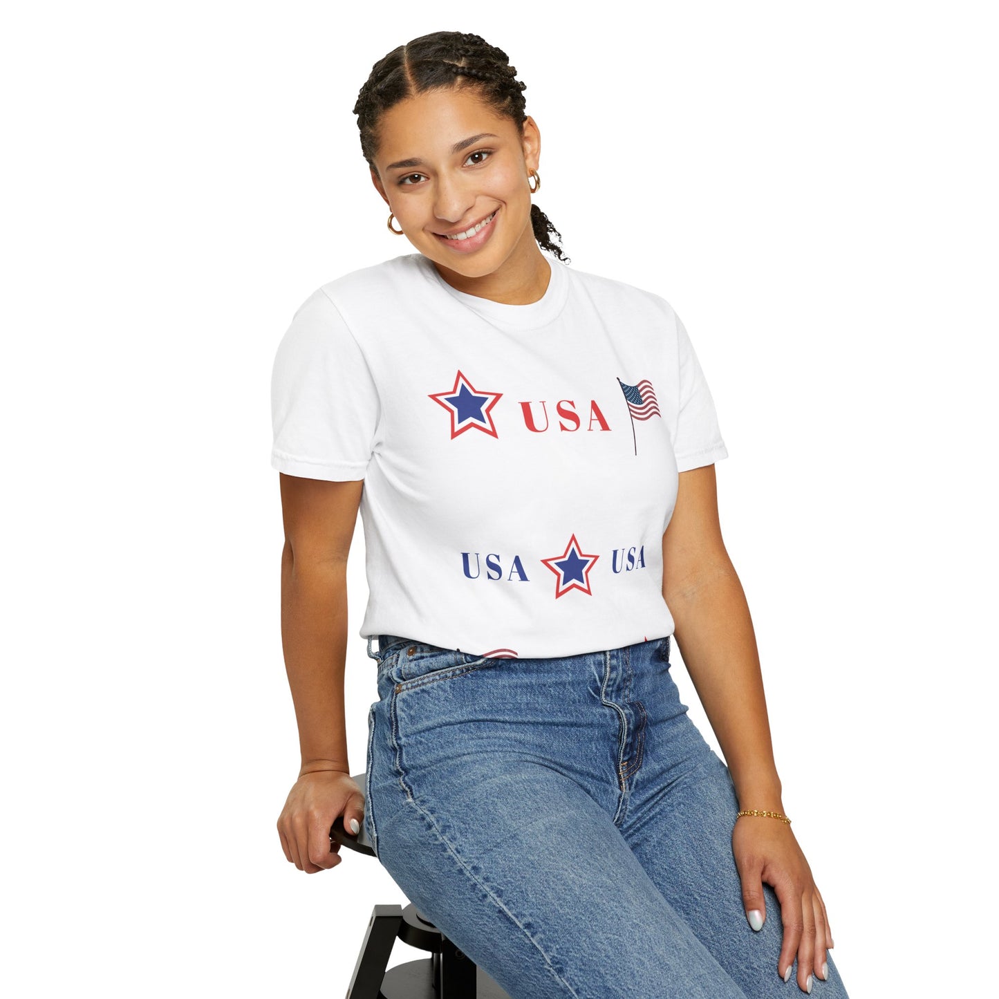 Patriotic USA Graphic T-Shirt