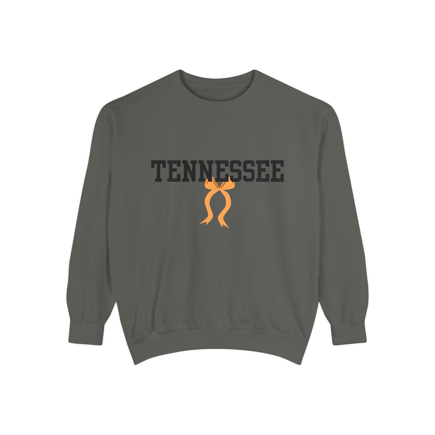 Tennessee Unisex Garment-Dyed Sweatshirt, Cozy Pullover, Casual Fall Fashion, Gift for College Students, Tennessee Pride Apparel