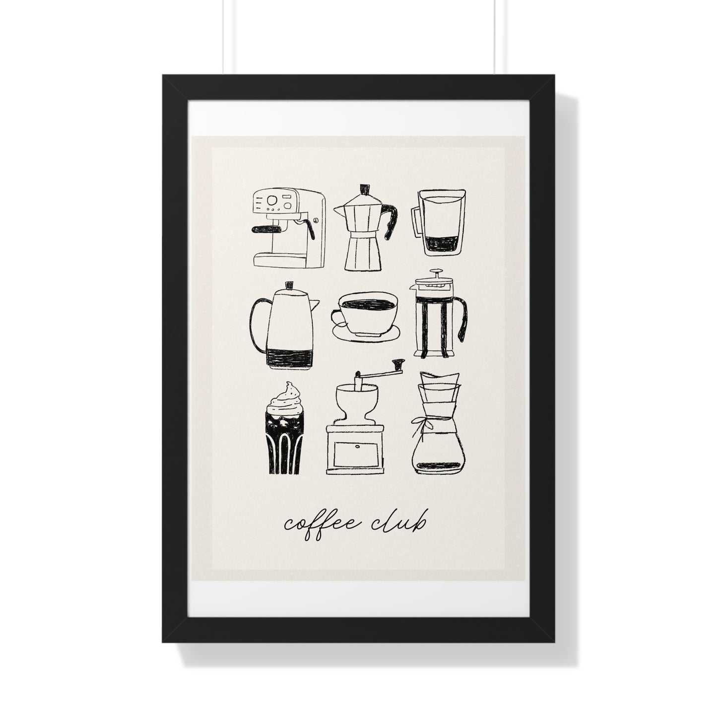 Framed Vertical Poster
