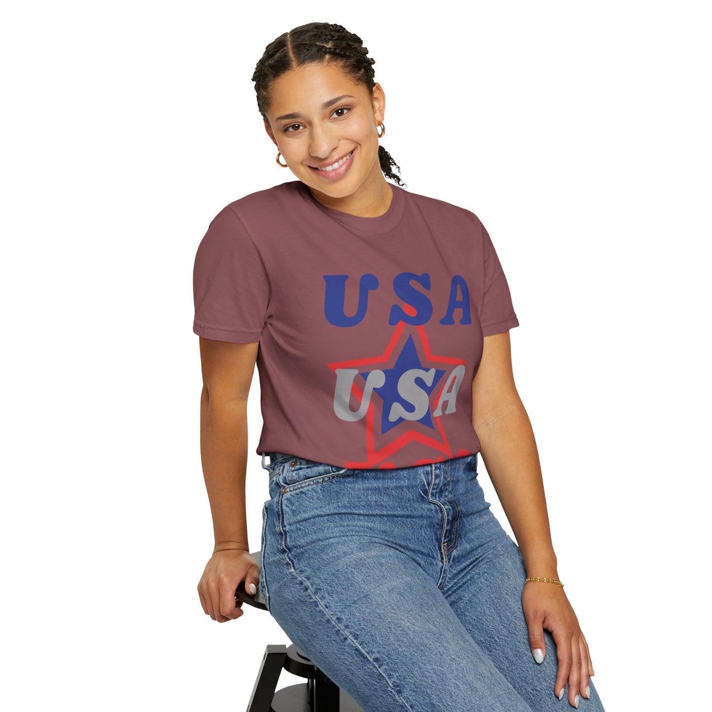 Patriotic USA Graphic T-Shirt