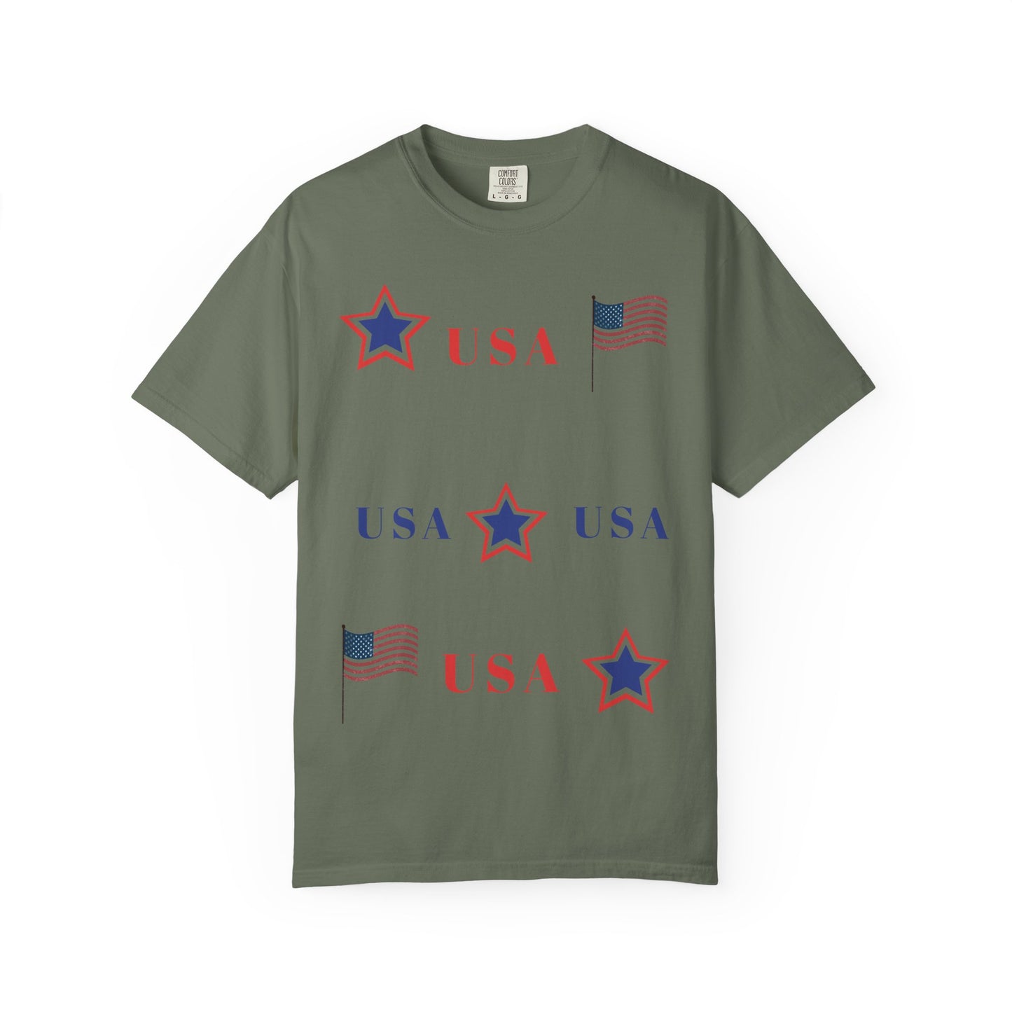 Patriotic USA Graphic T-Shirt