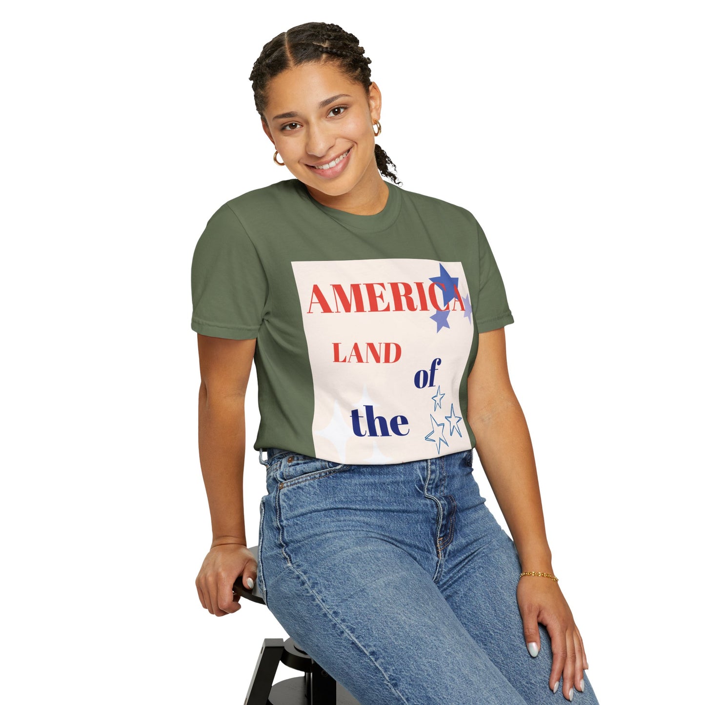 Patriotic Unisex T-Shirt - "America Land of the Free"