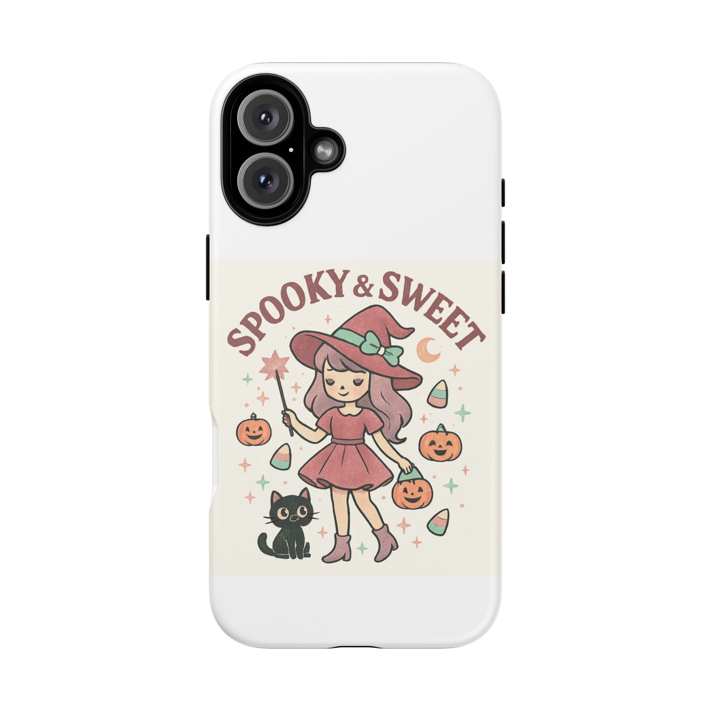 Cute Halloween Phone Case - Spooky & Sweet Design, Fall Accessories, Witchy Decor, Gifts for Her, Cute Phone Cover