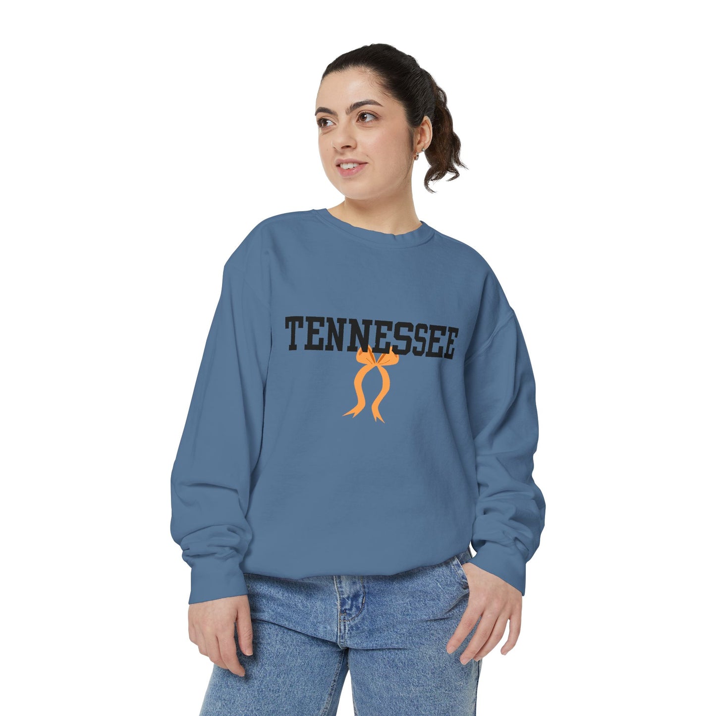 Tennessee Unisex Garment-Dyed Sweatshirt, Cozy Pullover, Casual Fall Fashion, Gift for College Students, Tennessee Pride Apparel