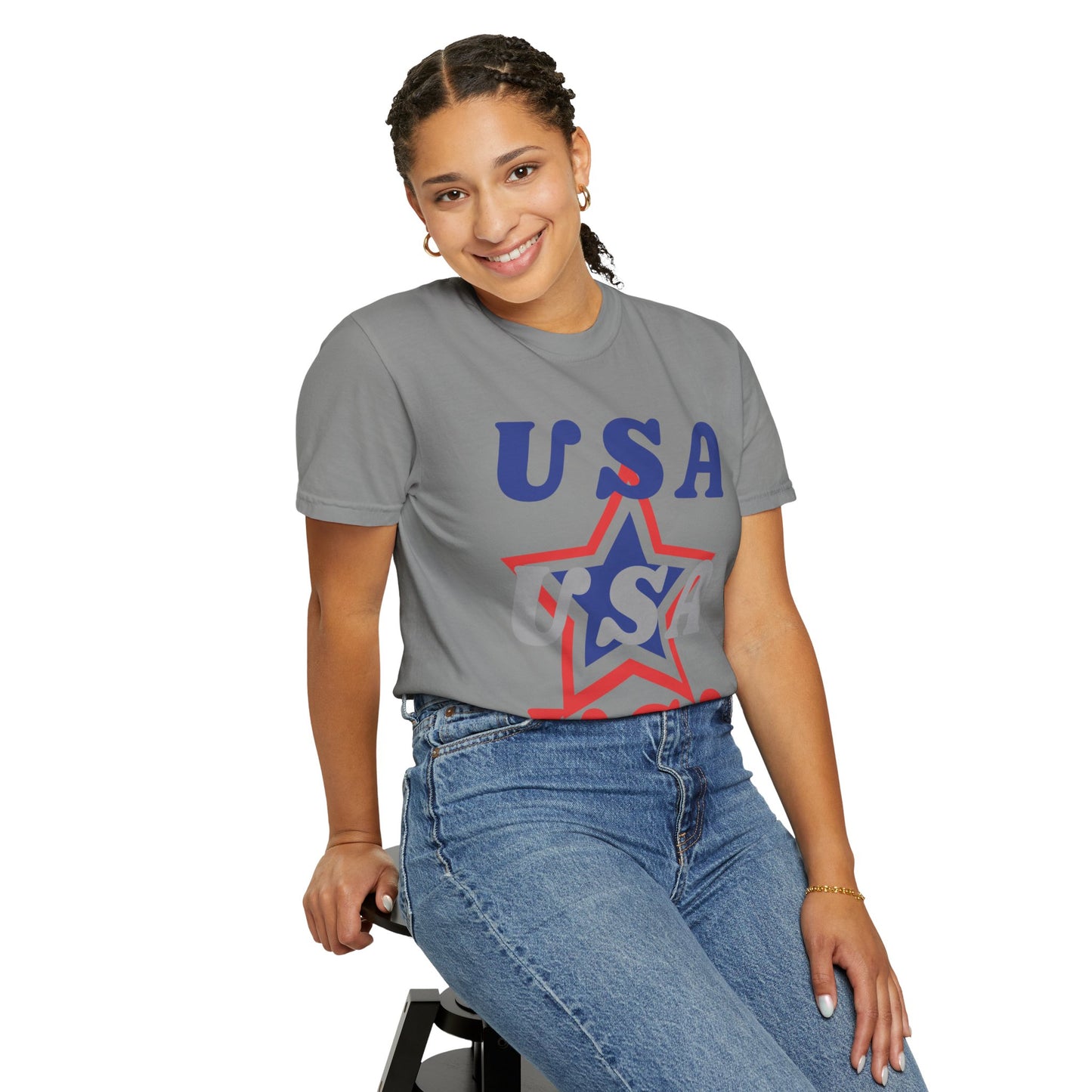 Patriotic USA Graphic T-Shirt