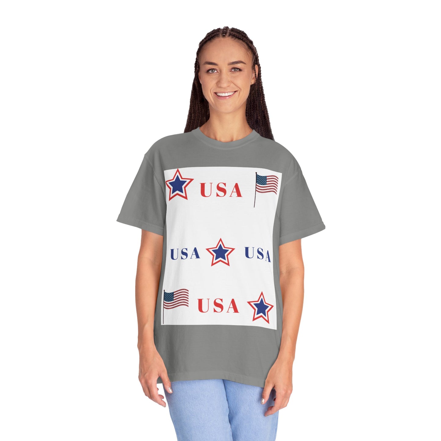 Patriotic USA Graphic T-Shirt