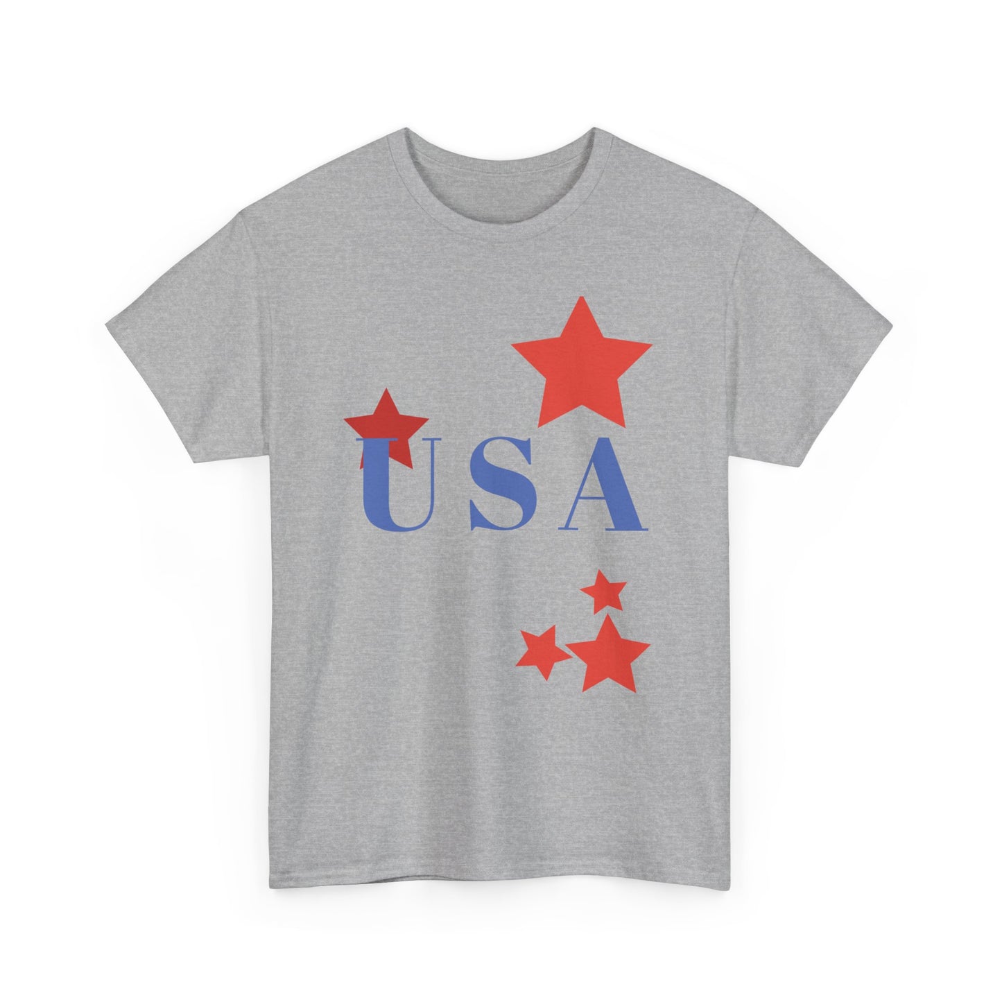 Celebrate Freedom Unisex Heavy Cotton Tee - USA Stars Design