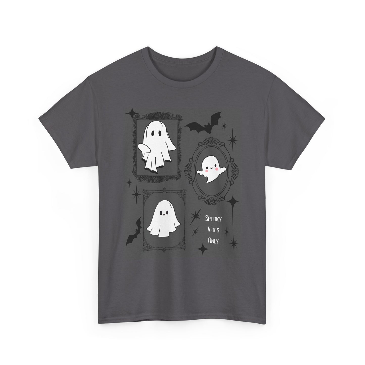 Halloween Ghost Tee, Spooky Unisex Shirt, Cute Halloween Apparel, Costume Party T-Shirt, Fall Festive Wear, Trick or Treat Top