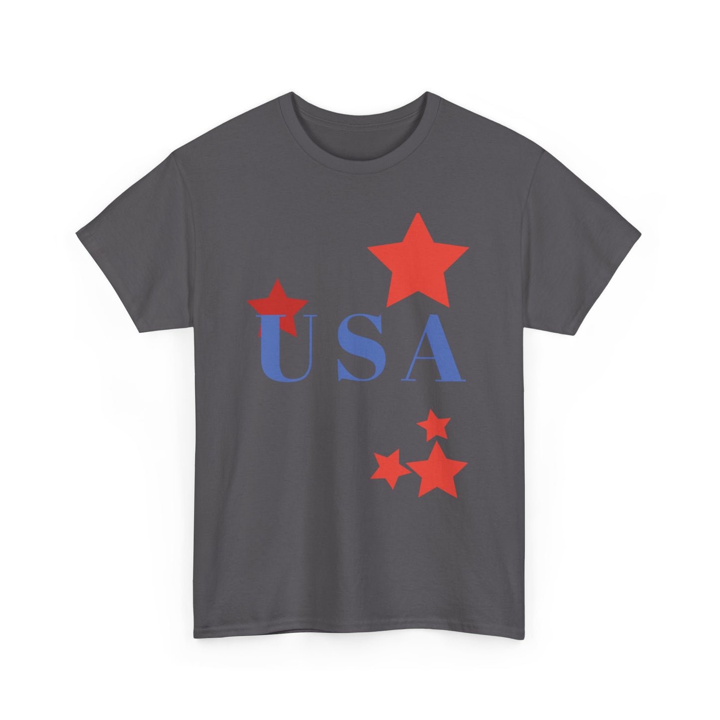 Celebrate Freedom Unisex Heavy Cotton Tee - USA Stars Design