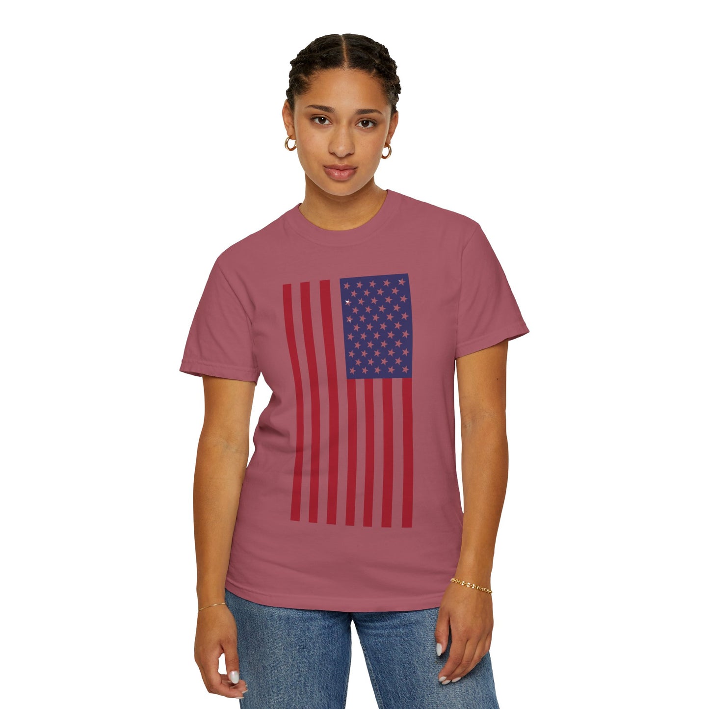 Patriotic Unisex Garment-Dyed T-Shirt