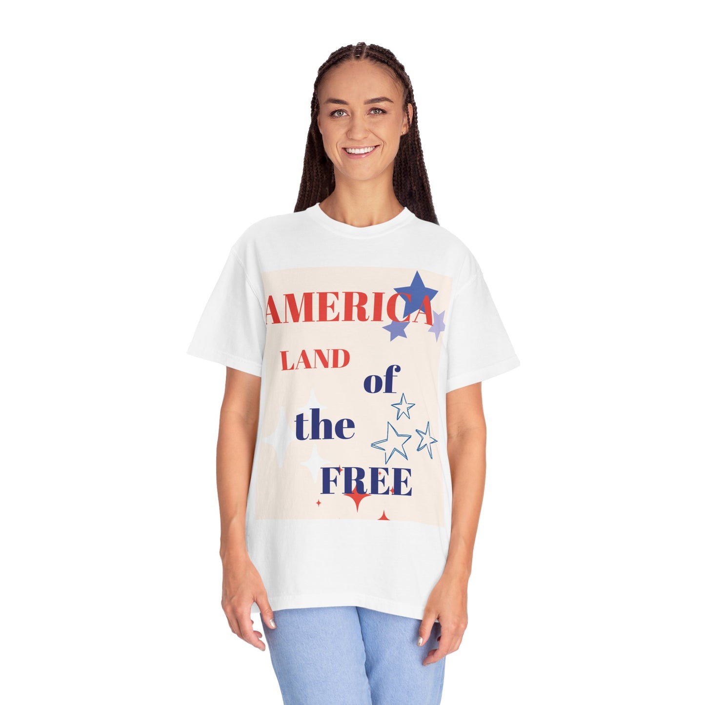 Patriotic Unisex T-Shirt - "America Land of the Free"
