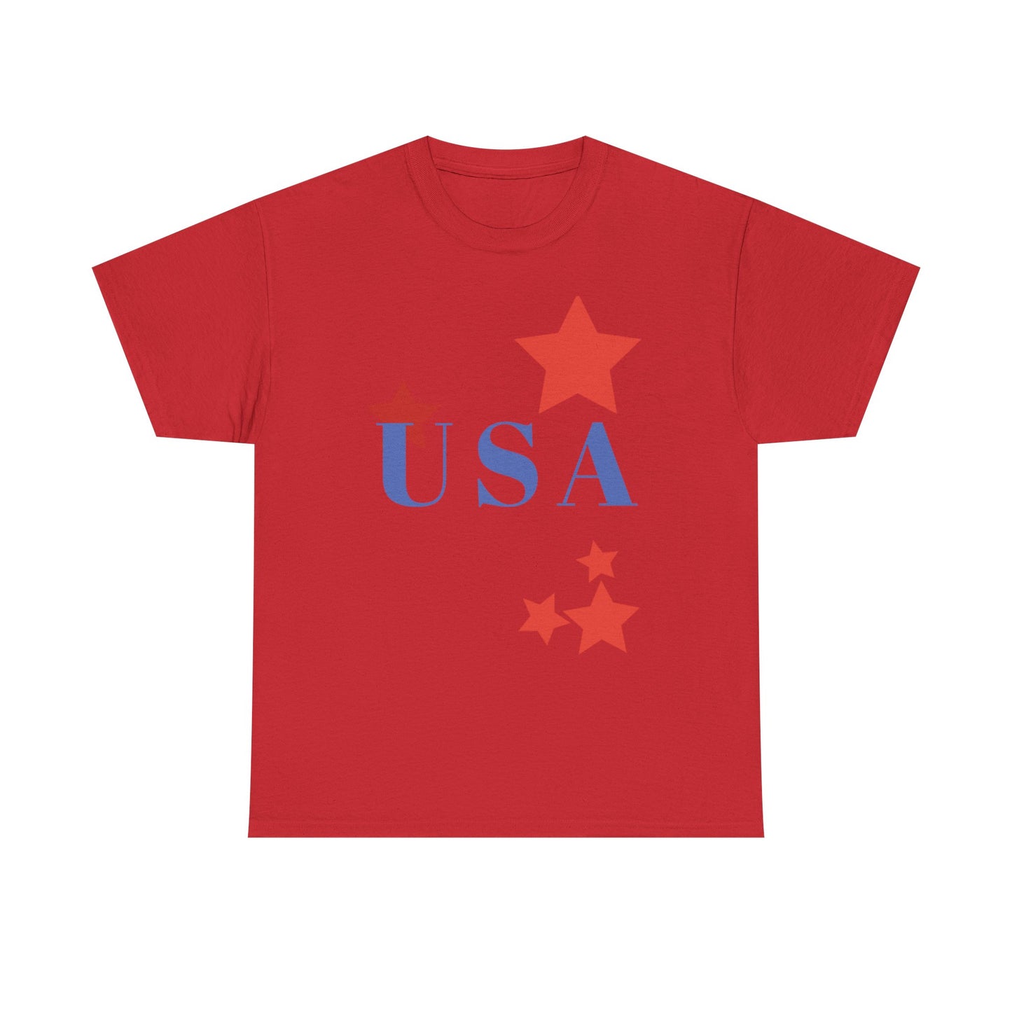 Celebrate Freedom Unisex Heavy Cotton Tee - USA Stars Design