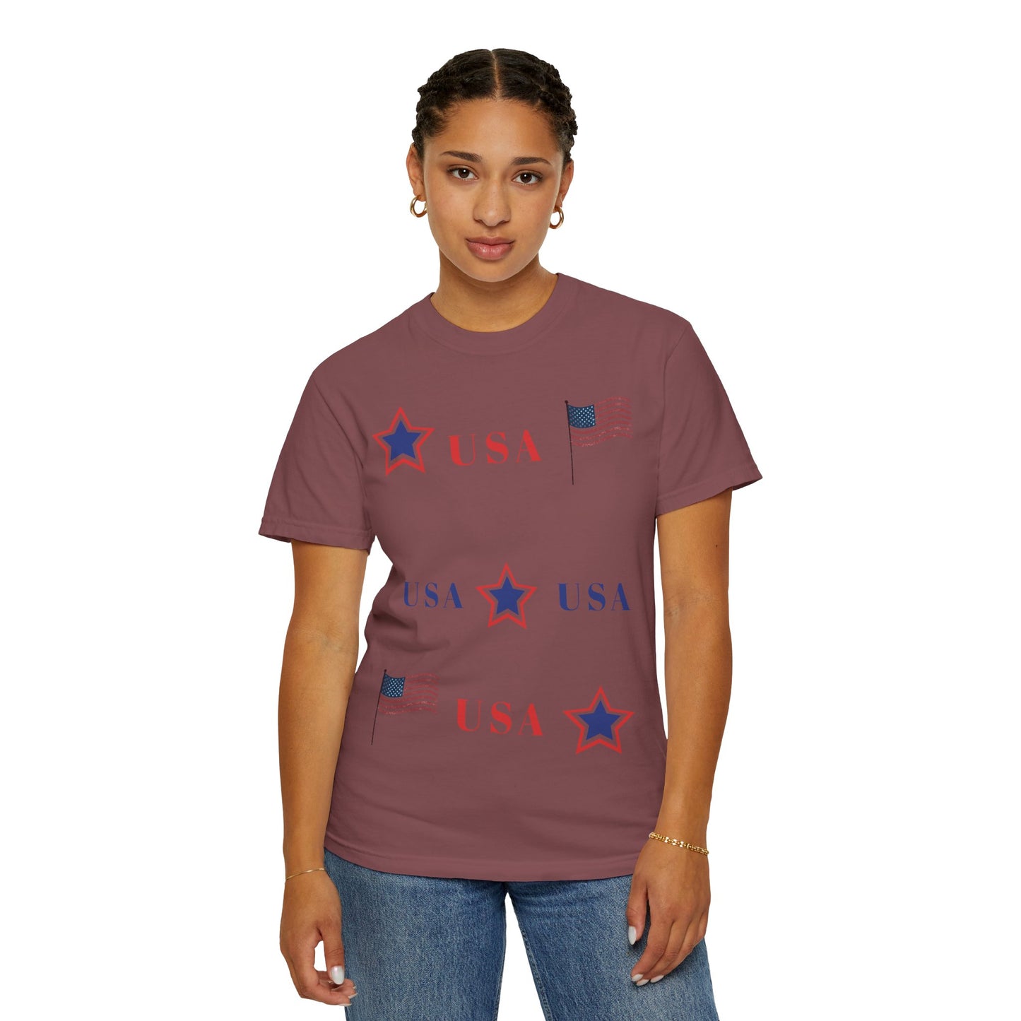 Patriotic USA Graphic T-Shirt