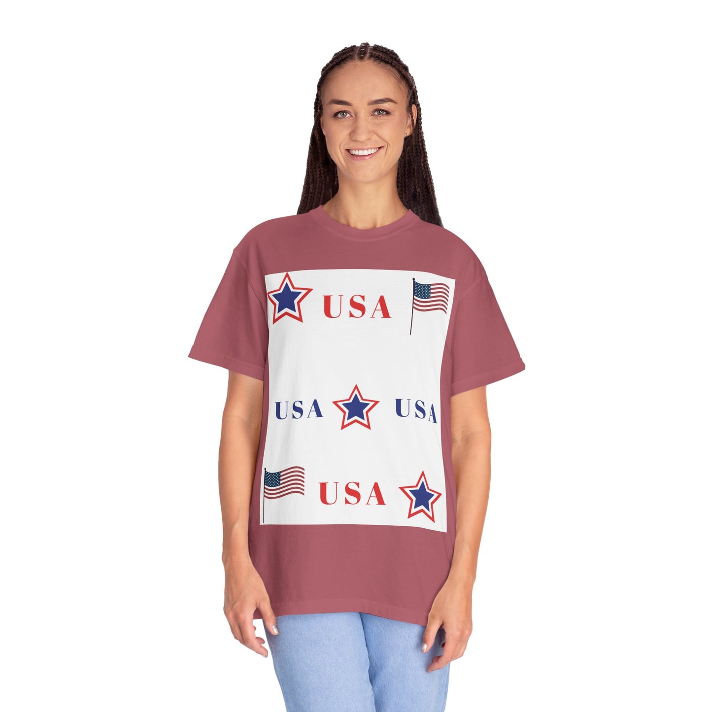 Patriotic USA Graphic T-Shirt