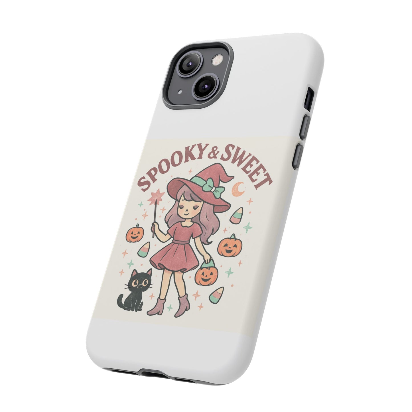 Cute Halloween Phone Case - Spooky & Sweet Design, Fall Accessories, Witchy Decor, Gifts for Her, Cute Phone Cover