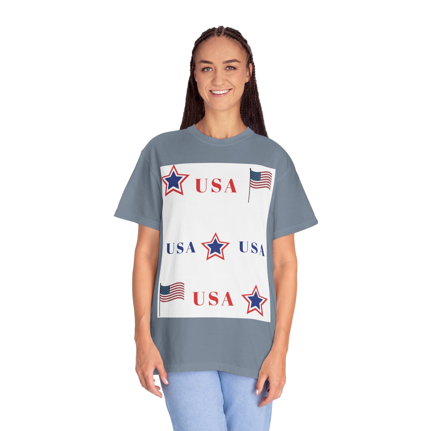 Patriotic USA Graphic T-Shirt