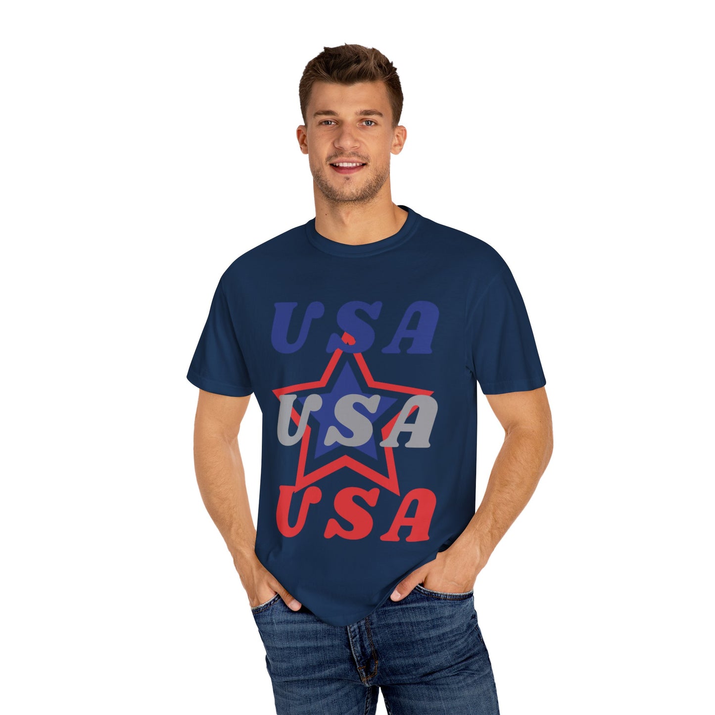 Patriotic USA Graphic T-Shirt