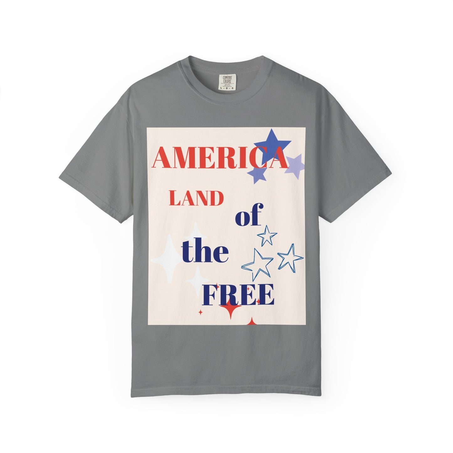 Patriotic Unisex T-Shirt - "America Land of the Free"