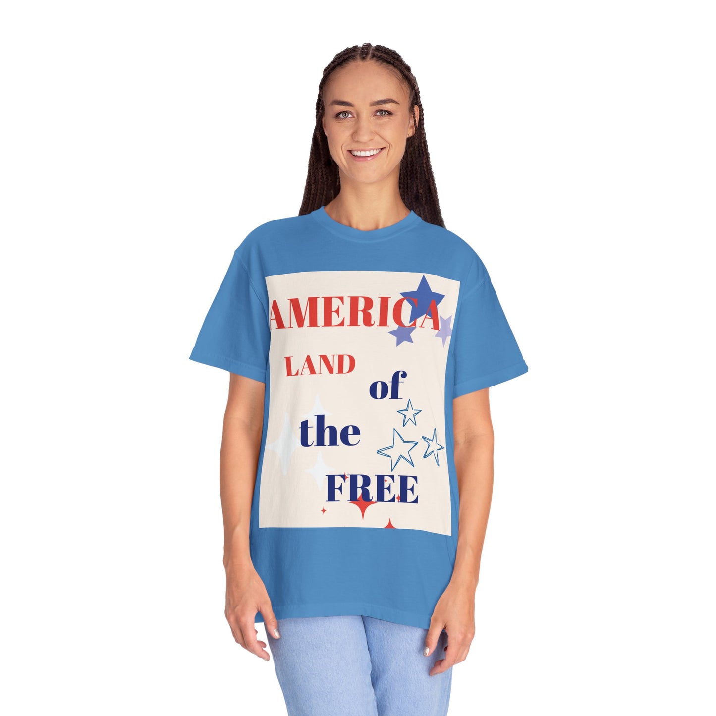 Patriotic Unisex T-Shirt - "America Land of the Free"