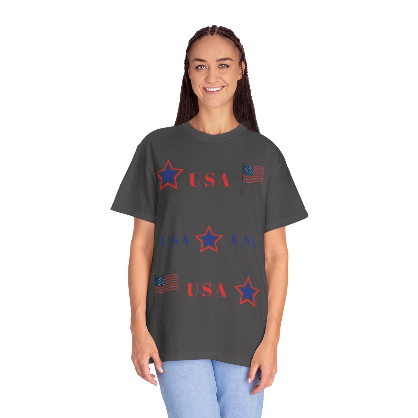 Patriotic USA Graphic T-Shirt