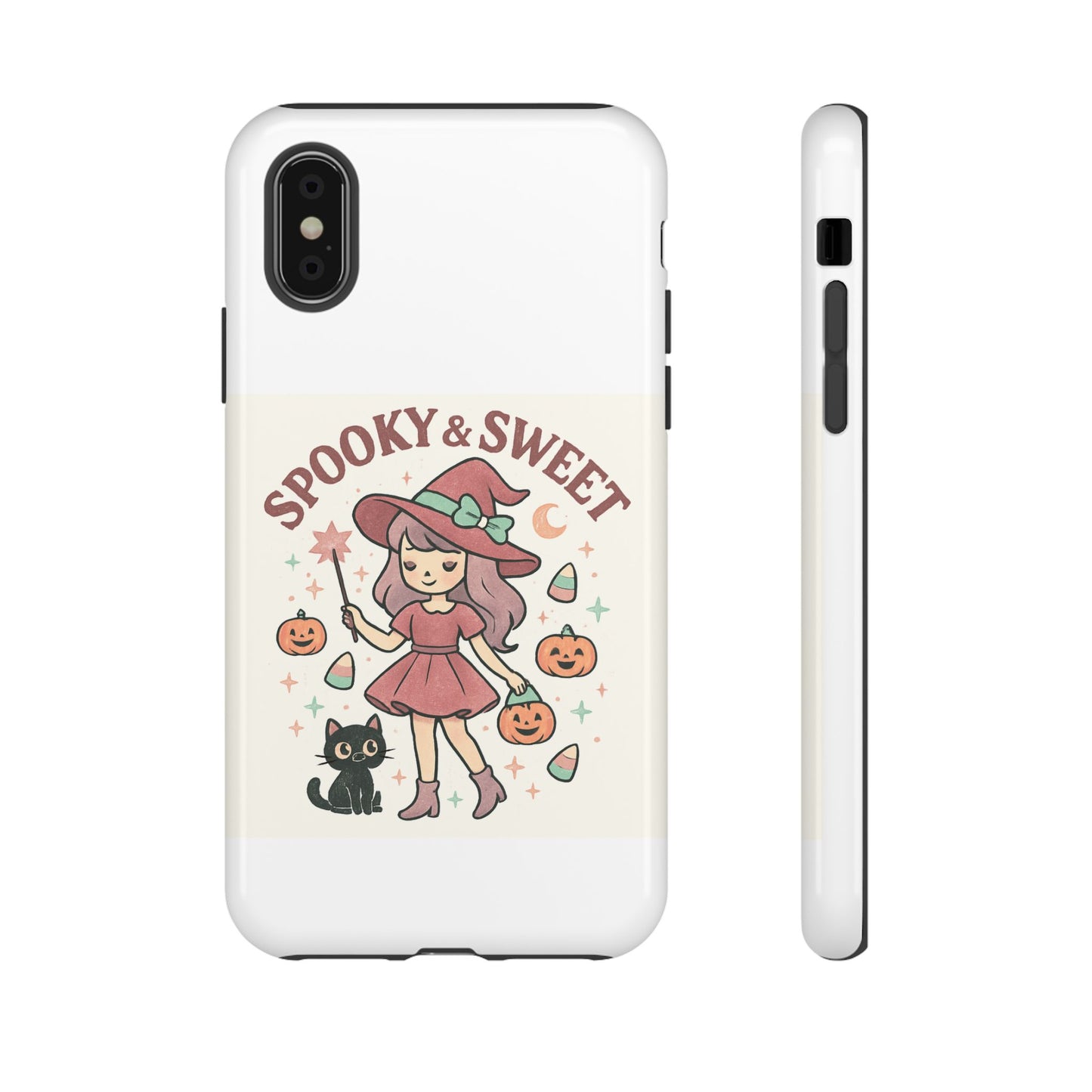 Cute Halloween Phone Case - Spooky & Sweet Design, Fall Accessories, Witchy Decor, Gifts for Her, Cute Phone Cover