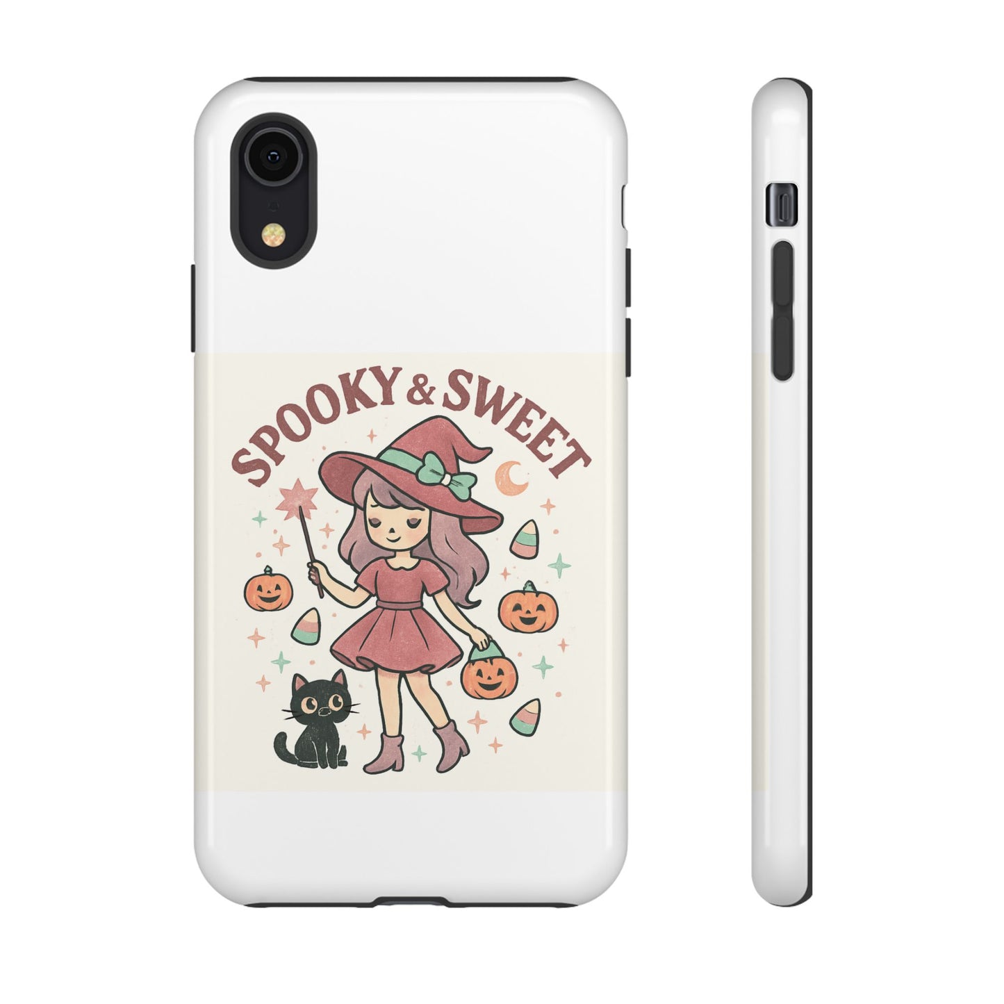 Cute Halloween Phone Case - Spooky & Sweet Design, Fall Accessories, Witchy Decor, Gifts for Her, Cute Phone Cover